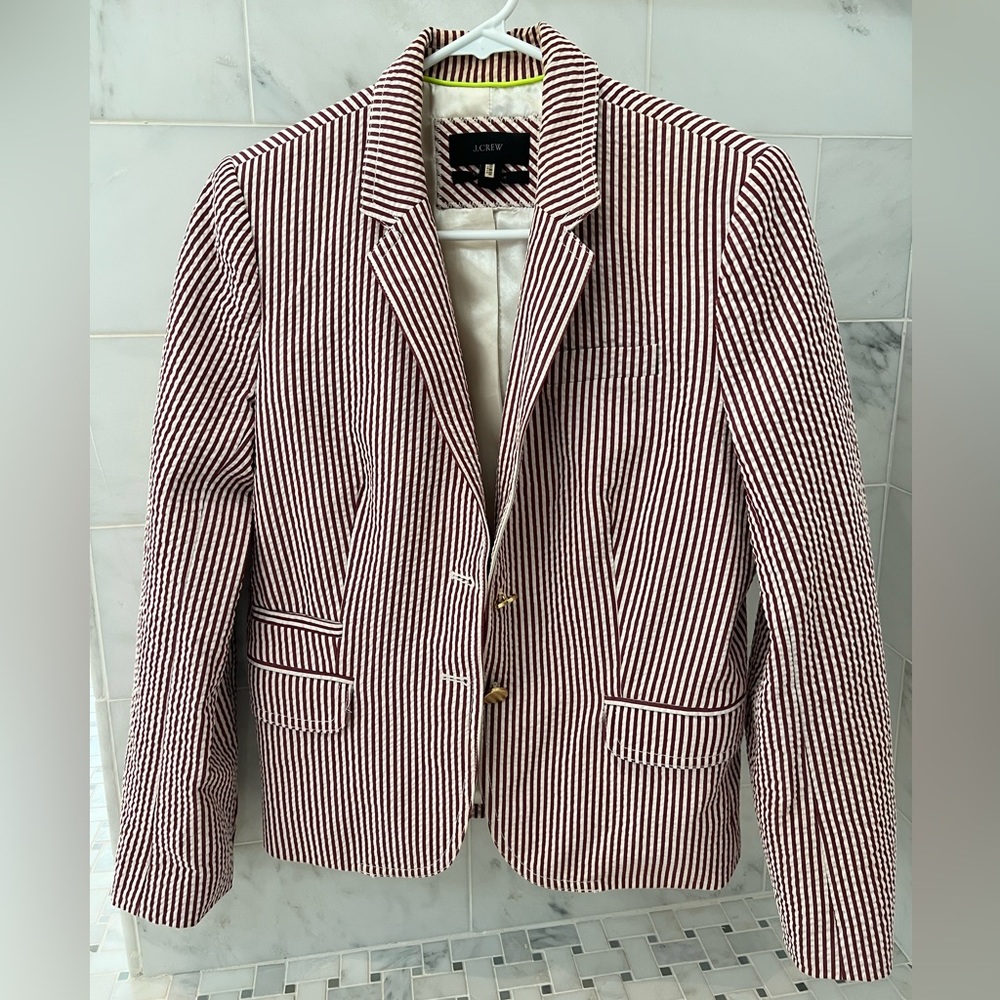 J. Crew Women’s School Boy Striped Blazer